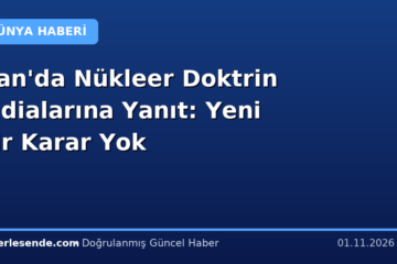 İran'da Nükleer Doktrin İddialarına Yanıt: Yeni Bir Karar Yok