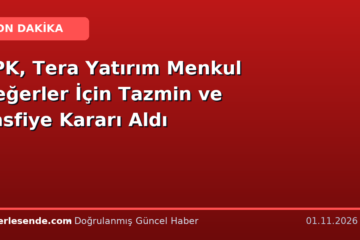 SPK, Tera Yatırım Menkul Değerler İçin Tazmin ve Tasfiye Kararı Aldı